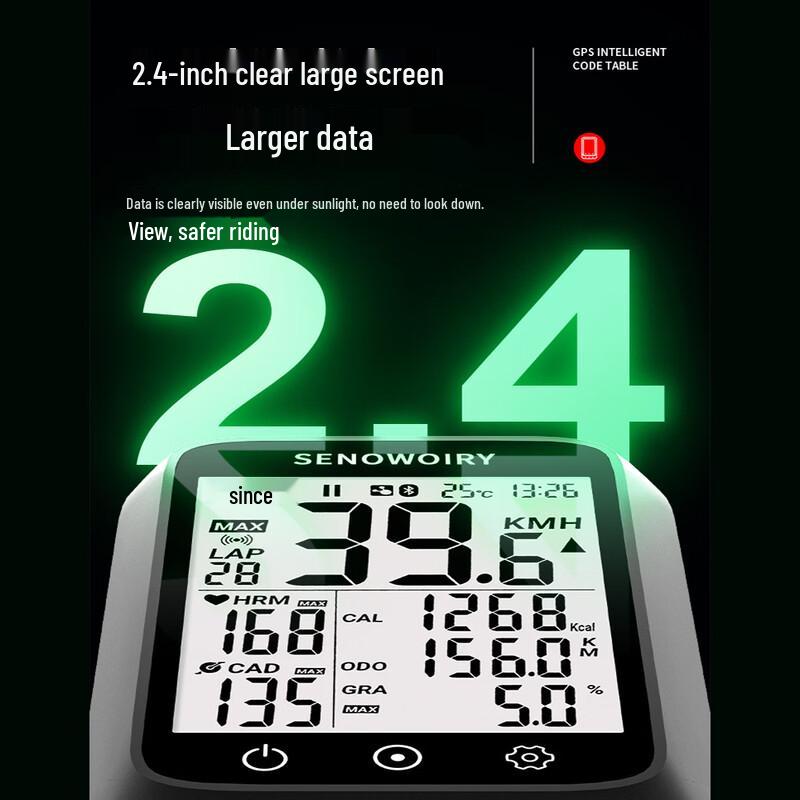 SENOWOIRY Wireless Smart GPS Bicycle Computer (CN version)