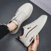 Moda 2024 Nowe Małe Białe Buty Casualowe Sneakersy Wysokiej Jakości Buty dla Mężczyzn Casualowe Mokasyny Outdoorowe Męskie Buty Skórzane