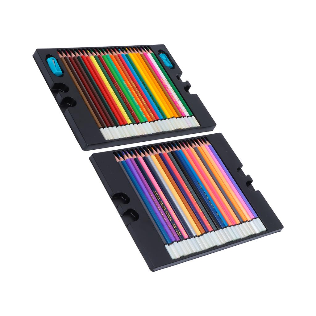 Color Pencil Set Wood Soft Core Hexagonal Oil Pastels Pencils with Boxes For Adult Children