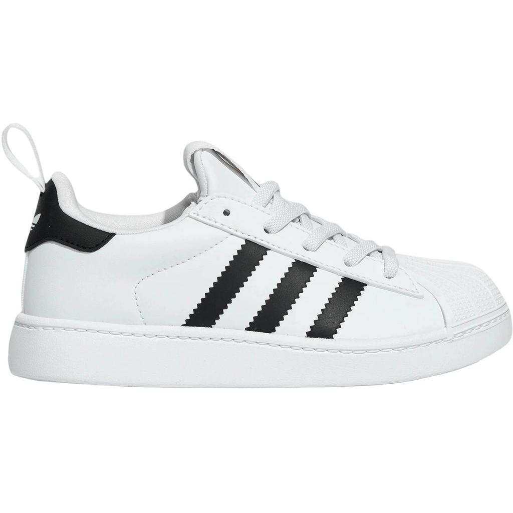 adidas Originals Superstar Quickon Classic Shell Toe Low Top Kids Sneakers Kids Sneakers White LC1040