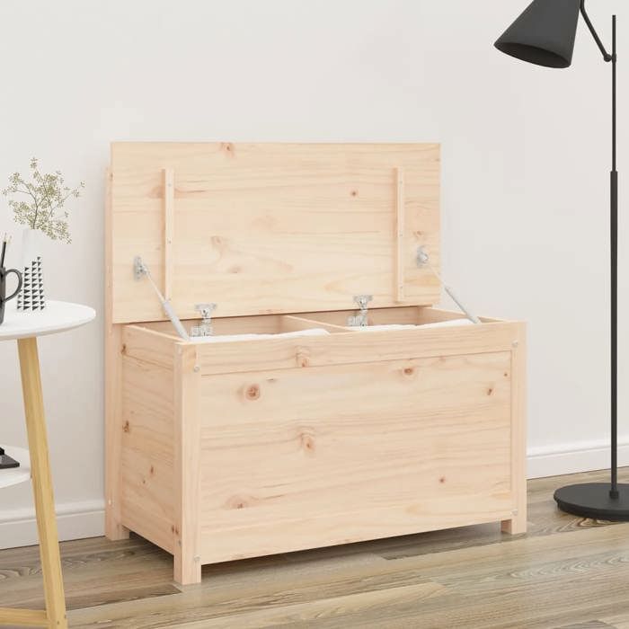 VidaXL Bench, Storage Bench with Backrest, Storage Chest for Entryway, Living Room Furniture, Modern, Wood 823549