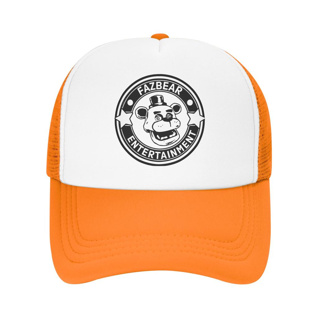 FNAF At Freddys Mesh Baseball Cap Unisex Women Fashion Sun Caps Hat Adjustable Summer Trucker Hats