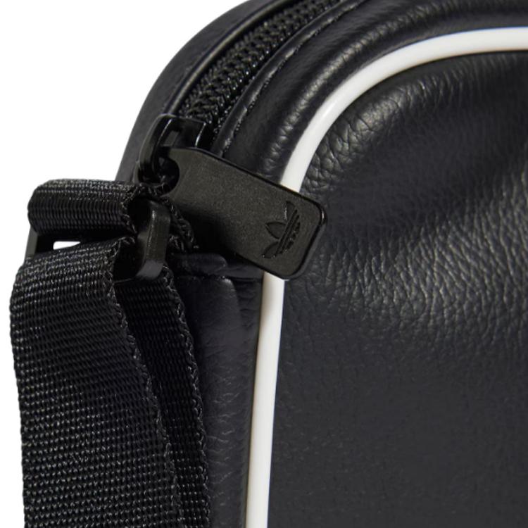 New Adidas Originals Polyurethane Shoulder Bag, Crossbody Bag Unisex Black JX0230