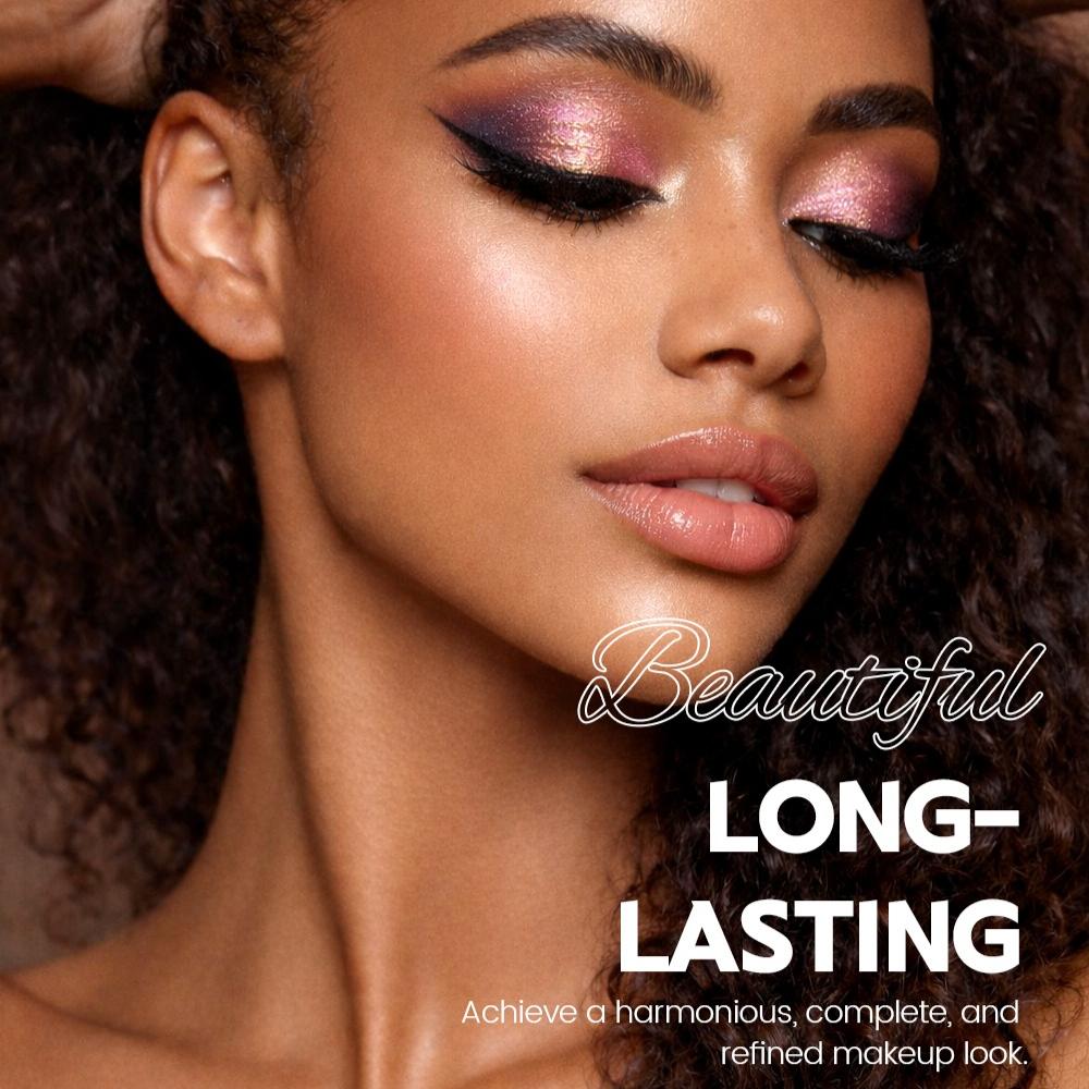 JULYSTAR 35 Colors Eyeshadow Palette - Matte Shimmer Glitter Nude Warm Earth Tones, High Pigmented Waterproof Flower Embossed Makeup Palette