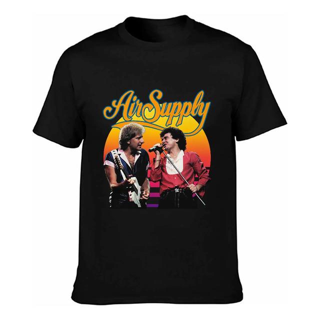 Camiseta Air Supply Live Band Con Música Rock Retro S