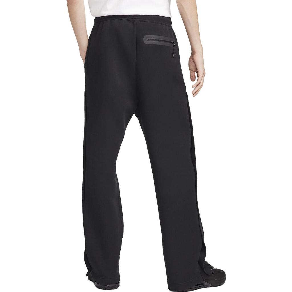 Nike Loose Solid Color Straight-Leg Casual Pants Men bottoms Black FB8014-010