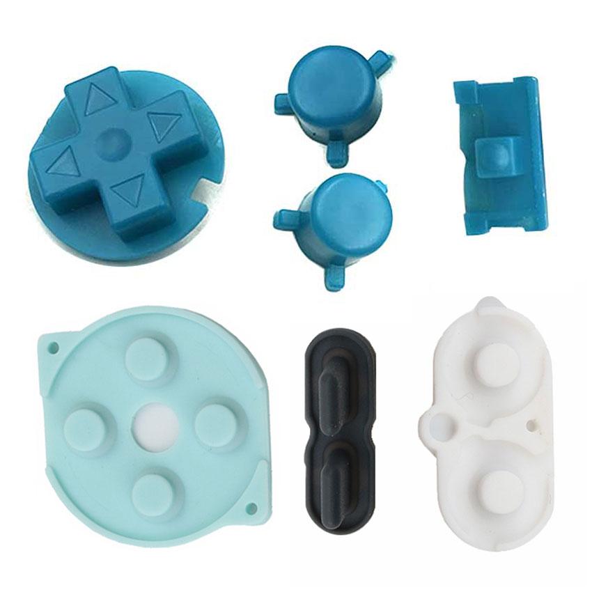JCD For Nintend Gameboy Pocket Rubber Conductive Buttons A B D Pads Power On Off Buttons Keypads For GBP