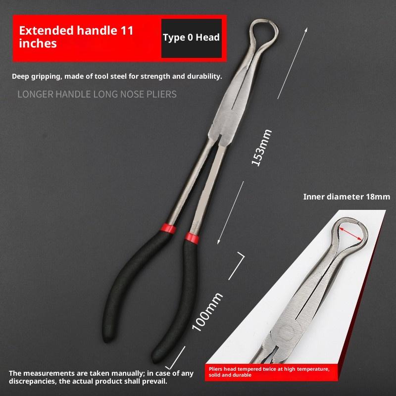 High Quality Multifunctional 1Pc Fishing Pliers Curve Straight Long Handle Carbon Steel Gripper Diy Manual Tool
