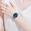 Light Luxury Silk Dial Japanese Movement Diamond-encrusted Waterproof Milan Mesh Strap