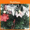 Charmante 10 Stück Holz-Weihnachtsbaumschmuck für festliche Heimdekoration
