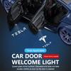 Welcome Car Door Light For Model 3 ModelY Model X Model S Courtesy Icon HD LED Lamp Projector Atmosphere Light