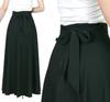 Bourree Wrap Long Chorus Adjustable Available in 4 Lengths Skirt, Skirt, Black, Costume, Waist, (Skirt Length M-L 100cm)
