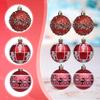 6 Pieces Christmas Ball Ornament Tree Ornaments Pendants for Engagement