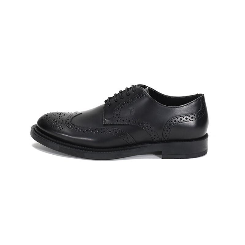 TOD'S Men's Leather Lace-Up Brogue Shoes