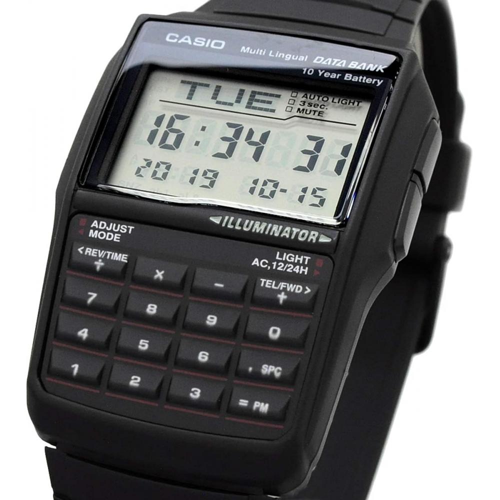 [CaSio] CaSio Data Bank Digital Men S Watch Dbc 32 1a With Genuine Box  overSeaS Model  Black  Black [parallel Imported Product]