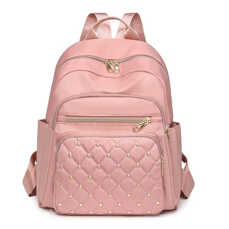 

Рюкзак женский рюкзак дорожный водонепроницаемый маленький мешок розовый