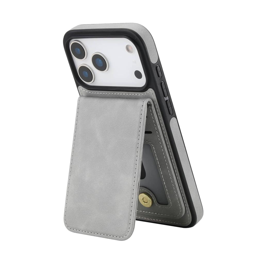WEFOR Magnetic 2-in-1 Detachable Wallet Case for iPhone 17 16 15 14 13 12 Pro Max, RFID Card Holder, Flip Kickstand Women Men