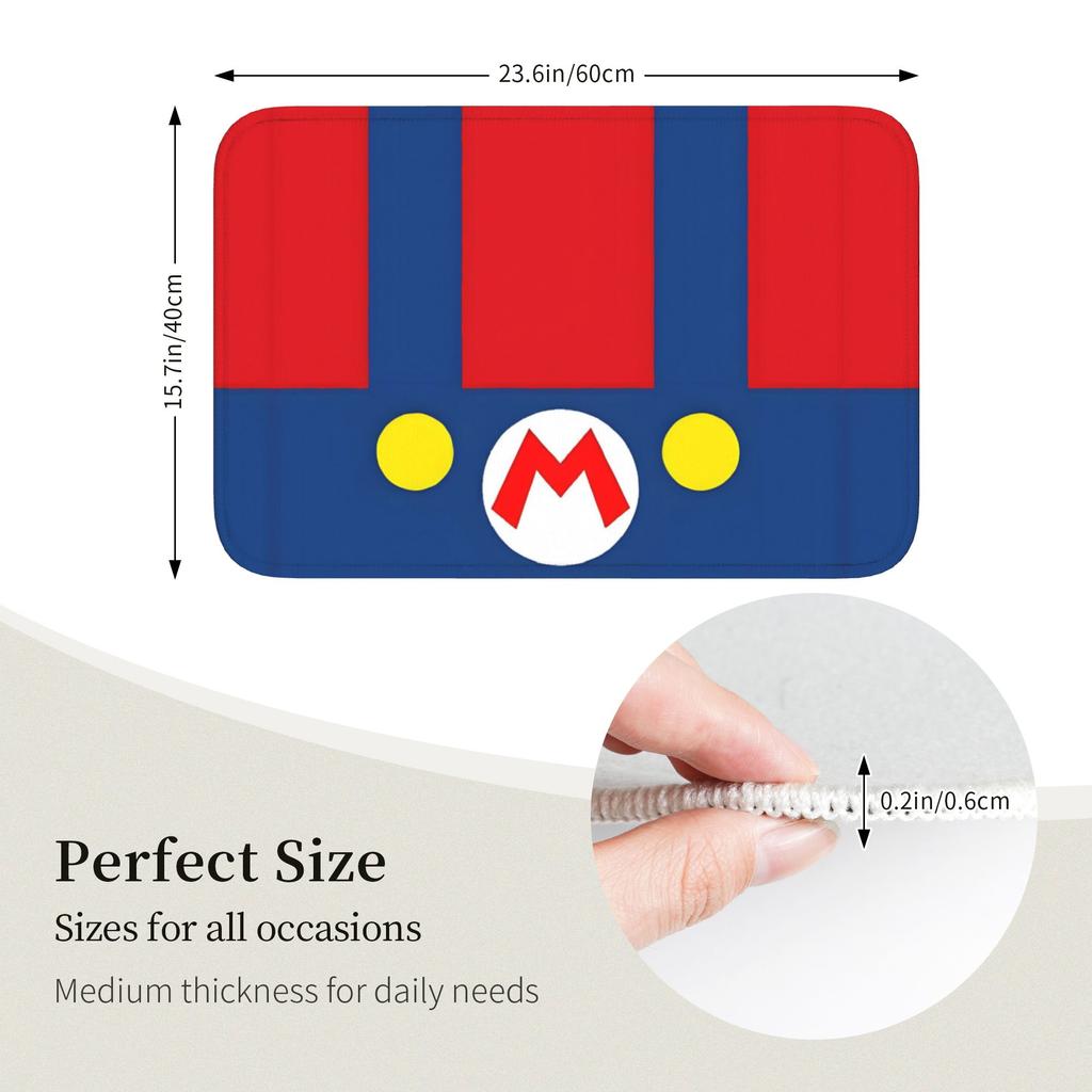M-Marioed Front Door Floor Entrance Welcome Mats Indoor  Bath Kitchen Doormat Bedroom Carpet Rug Footpad