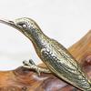 Woodpecker Ornament Realistic Vintage Copper Christmas Tree Decoration Bird Statue for Bedroom