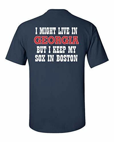 

Sports Sox in Boston Adult Unisex Short Sleeve Tee Shirt Navy 2XL