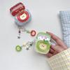 Blue Apple for AirPods Pro1 Apple Bluetooth Wireless 1/1/1 Generation Earphone Cover Cute Cartoon Woman