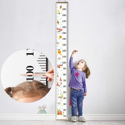 Grafico di Crescita per Bambini da Appendere al Muro Scala Precisa Stanza dei Bambini Asilo Nido Camera da Letto da Neonato ad Adulti Ragazzi Ragazze Righello per Misurare l'Altezza