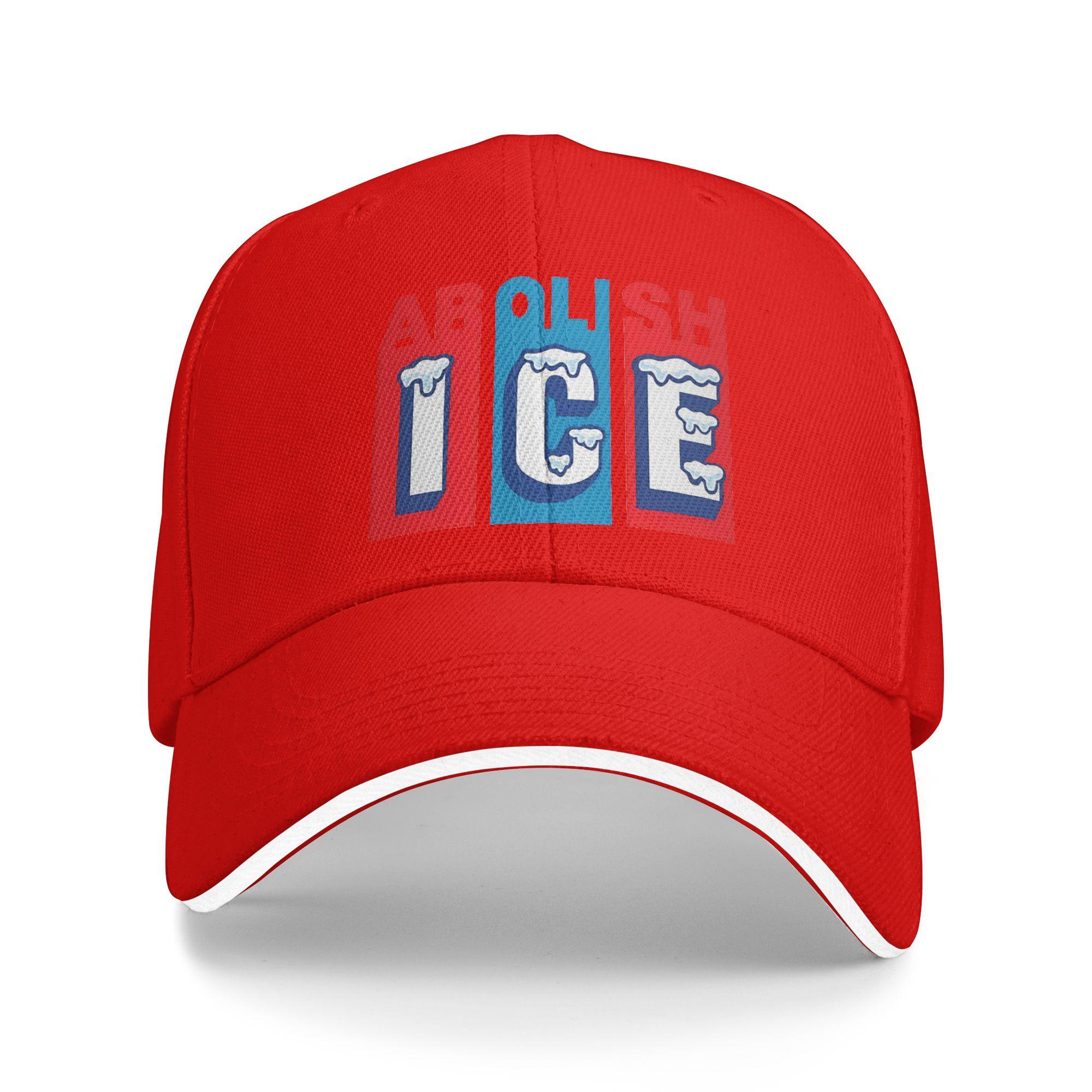 

Abolish Ice Casual Baseball Cap Summer Trucker Hat Wholesale Hunting Camping Snapback Cap Women Men Stylish Baseball Caps As Picture красный
