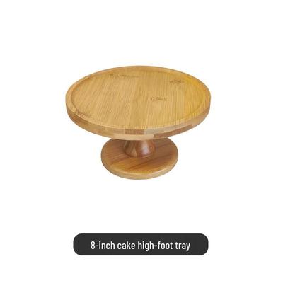 European Style Bamboo Tiered Cake & Dessert Stand