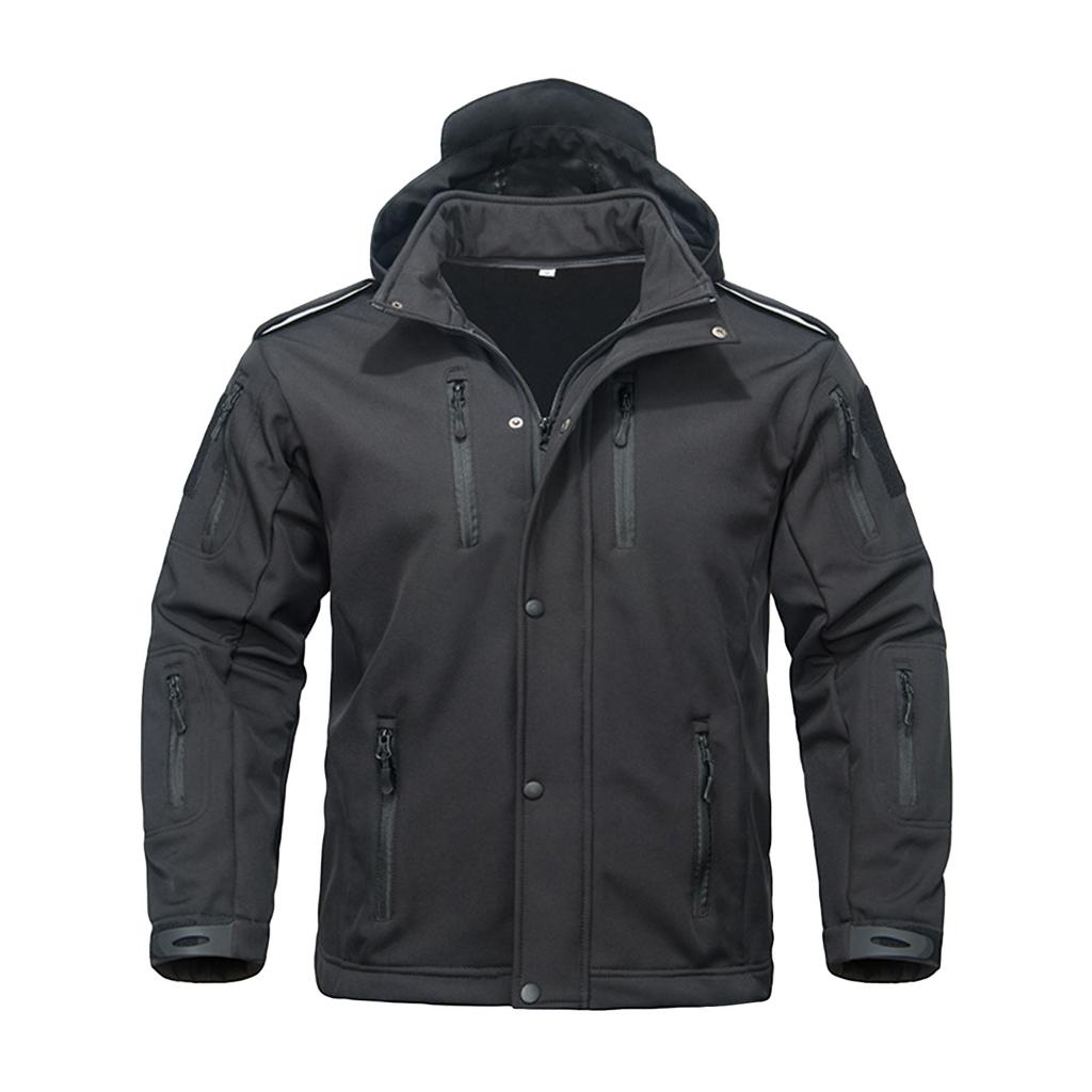 Men's Winter Solid Color Jackets Men's Fashion Trend Jackets Breathable Windproof Jackets Outdoor Sports Jackets