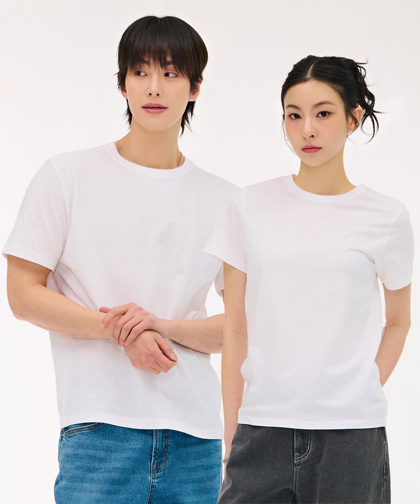 CHASECULT Unisex 2-Pack Short Sleeve T-Shirt - White