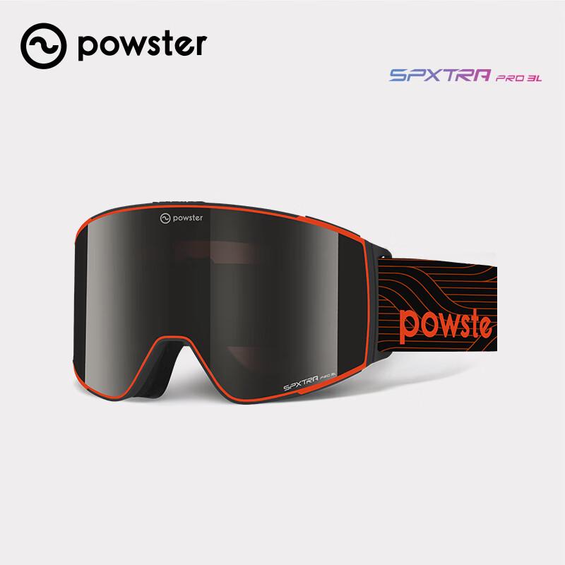 POWSTER Gravity 3.0 Cylindrical Anti-Fog Ski Goggles One Size
