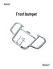 Wuyang WH150 Weiling Motorcycle Front Bumper Guard Anti-fall Accessory