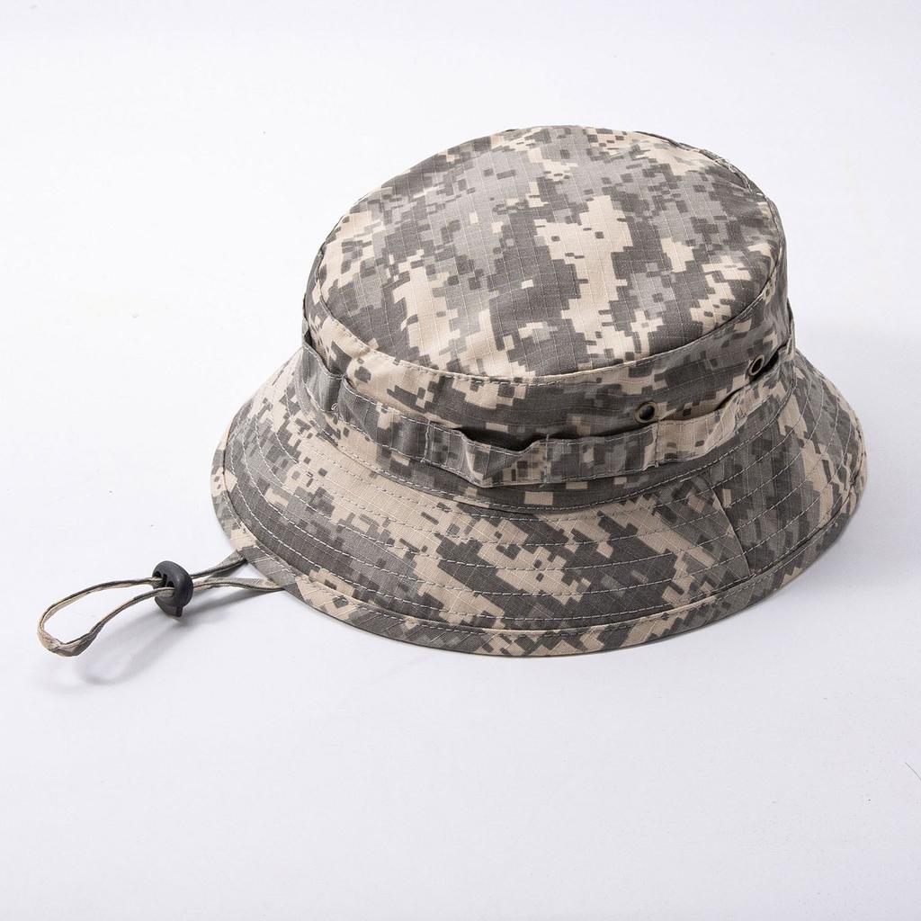 1 Stück Taktische Camouflage Boonie Eimerhüte für Herren, Outdoor Camouflage Fischerkappe Training Reise Winddicht Jagd Wanderkappe