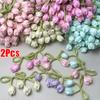 2PC Gift Box Accents Clothing Decorations Headwear Elegant Floral Photography Props Flower Packaging DIY Ties Curtains