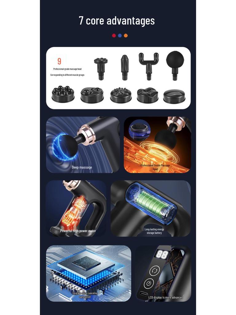 Fat Removal & Body Sculpting Massager: Multifunctional Fascia Gun & Fat Shaker for Abdomen, Waist, and Legs.