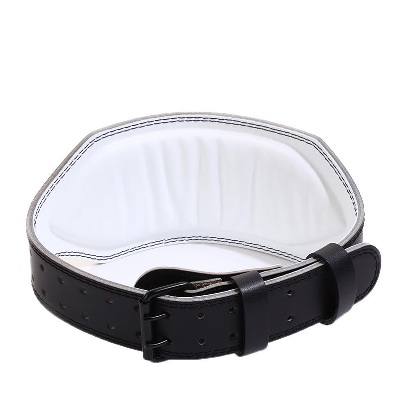 Support Push Waist Belt Bodybuilding Cowhide Fitness Weightlifting Waist Belt Pressure Protection Waist Belt Fitness Belt