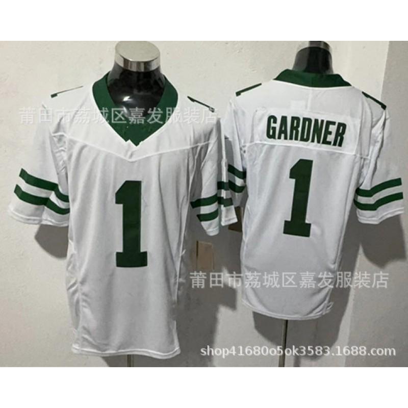 New York Jets NFL Football Jersey Ahmad Gardner 1 Authentic Style Cotton Mens Team Sports Apparel