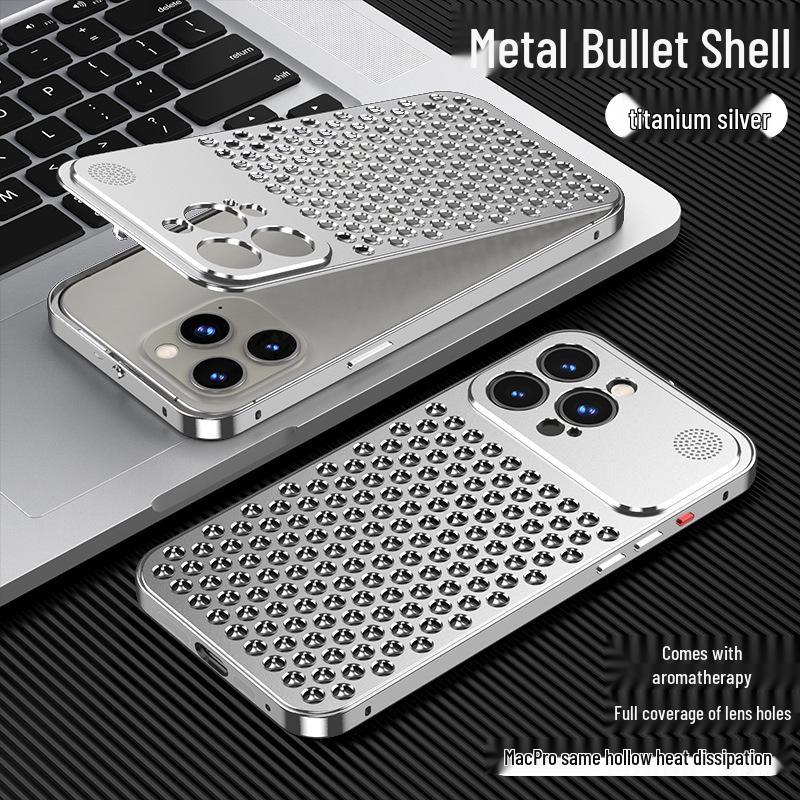 iPhone 12-15 Pro Max Aluminum Aromatherapy Cooling Case