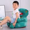 Kindersofa-Sitz, weicher Stoffbezug, abnehmbar und waschbar, Cartoon-Dinosaurier-Tier-Sofa-Plüsch-Stuhl-Schutzhülle