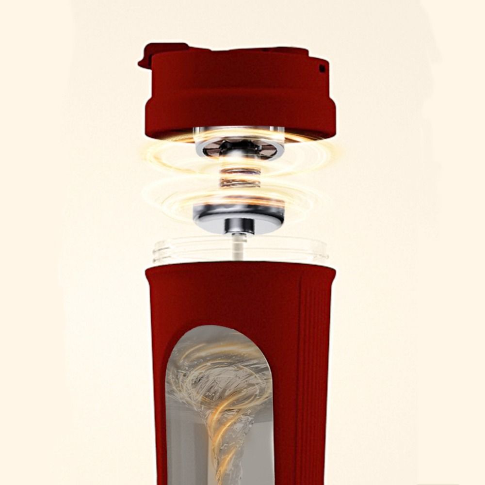 USB Charging Auto Stirring Coffee Mug Double Drinking Electric Juicer Blender  Shakes Making
