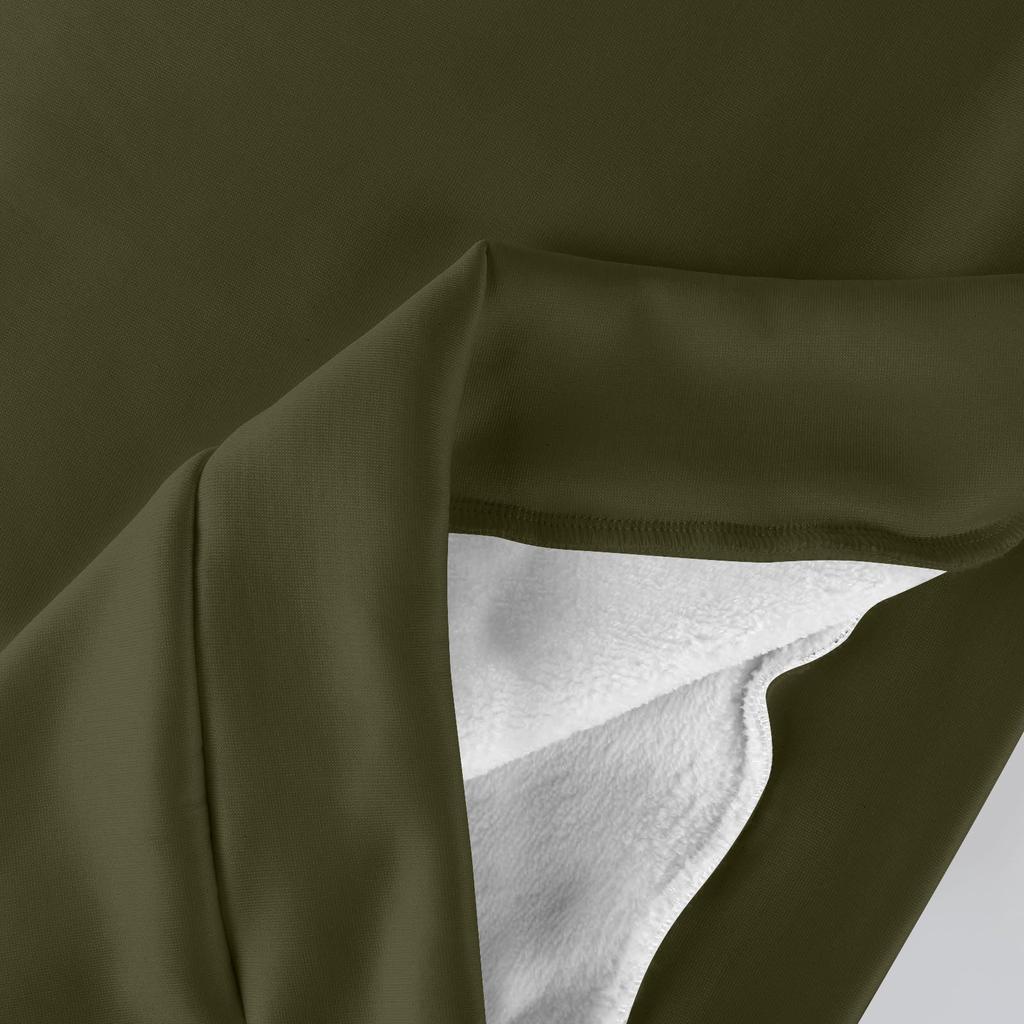 Women's Casual Fashion RoundNeck Pullover Top Winter Color Plush Sweatshirt