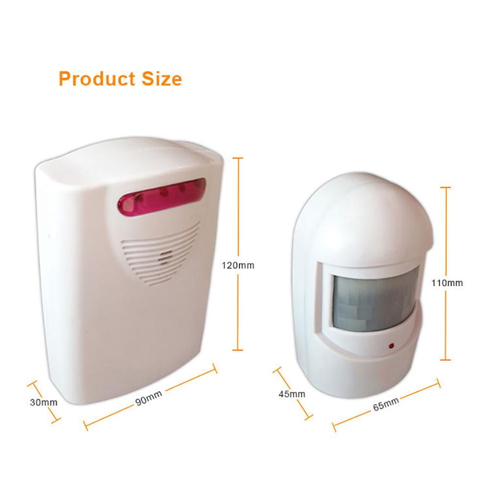 100m Wireless Motion Sensor System Driveway Alarm Alert Receiver + Transmitter