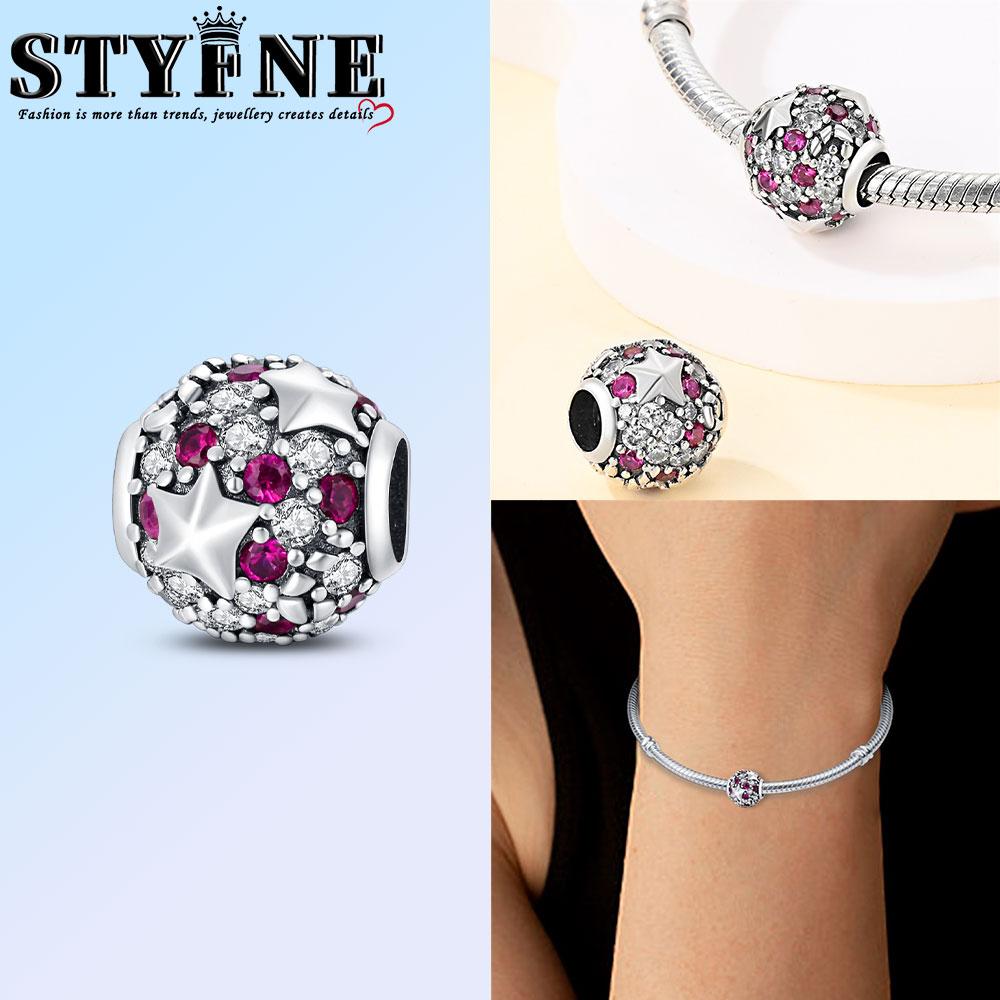 

Copper Snowflake Christmas Tree Bell Safety Chain Charms Beads Brand Bracelet Exquisite Diy Jewelry Making Women S Gift