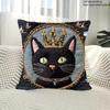 Federa per Cuscino da Lancio Gatto, Cuscino da Lancio Animale Carino, Federa per Cuscino Decorativa per Camera da Letto Casa Divano