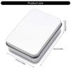 Metal Rectangular Empty Tins Simple Elegant Storage Box Home Desktop Organizers Small Tins Rectangular Tin Organizers