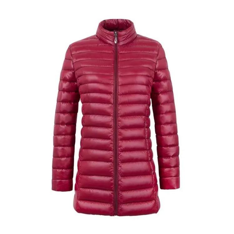 Women Slim Coat Casual Jacket Cotton Parkas Medium-Long Autumn Winter Basic Female Jackets
