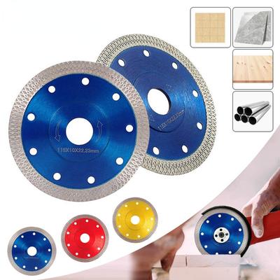 Turbo Diamond Saw Lade Γρανίτης Μάρμαρο Δίσκος κοπής Πλακάκι πορσελάνης Κεραμικές λεπίδες 105/115/125mm για γωνιακό μύλο Diamond Saw