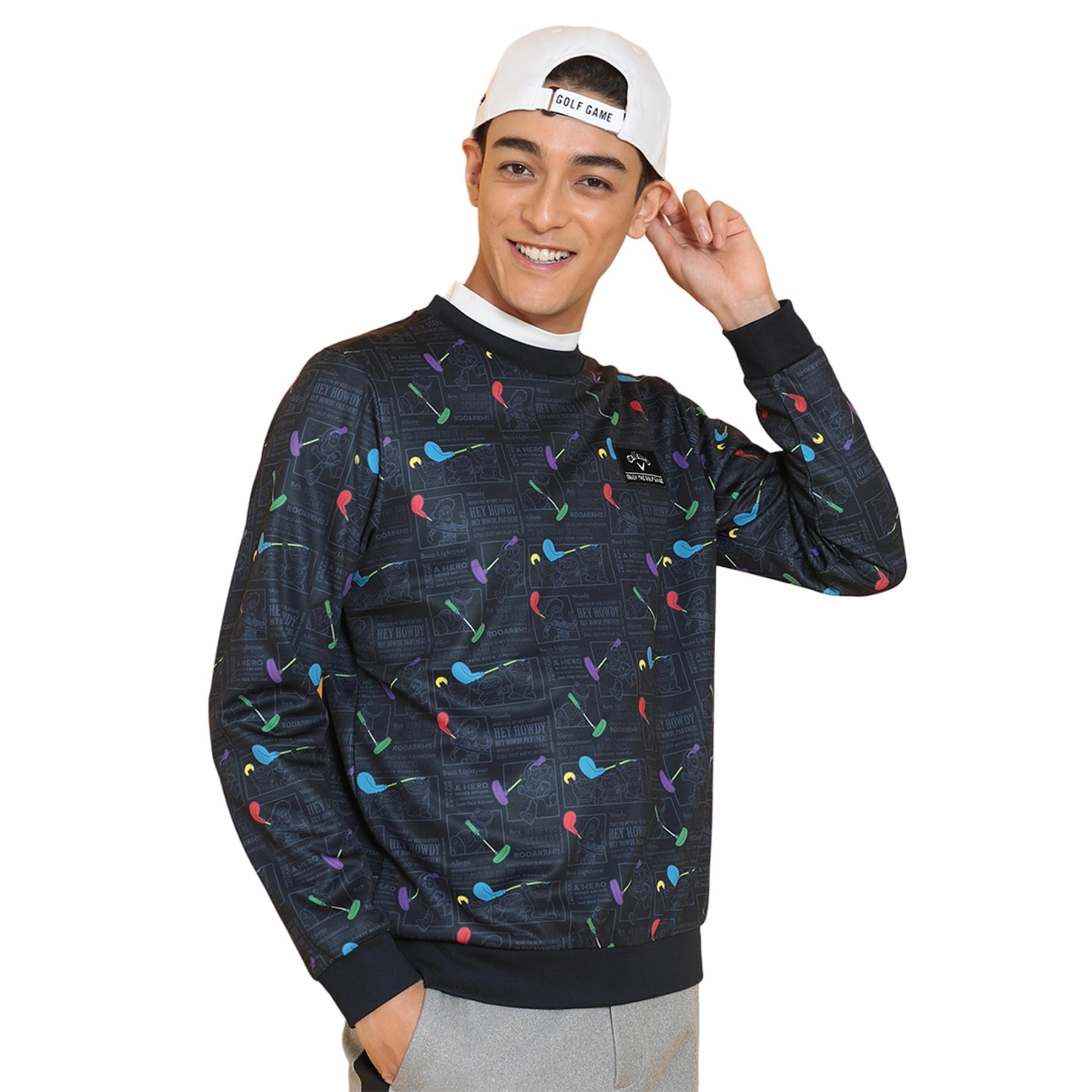 

Crew Neck Sweatshirt STORY Golf C24217132 [Callaway] Men s [TOY Collaboration] (Character) / / 1121_Navy