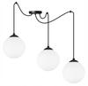 Stropní závěsná lampa Spider Ball černá LED 15cm