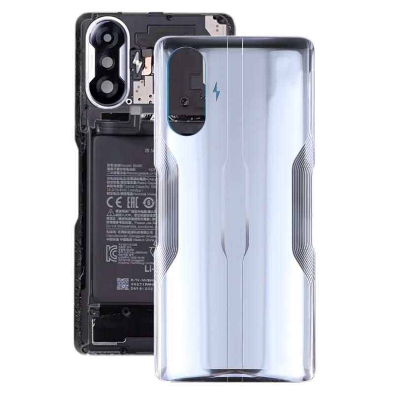 Copribatteria posteriore in vetro per Xiaomi Redmi K40 Gaming(Nero)